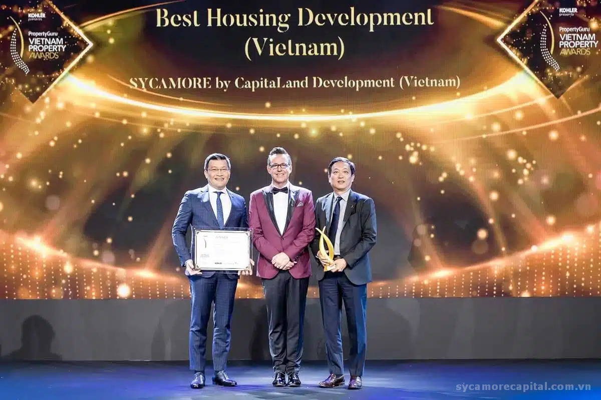 Dự án Sycamore Capitaland Thủ Dầu Một Bình Dương đạt giải thưởng Best Eco Friendly Housing Development